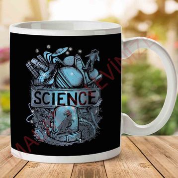 Science Montage Baskılı Kupa