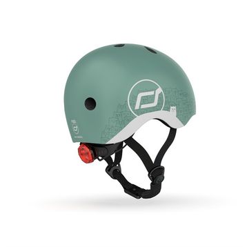 Scoot And Ride 181206-96497 Yeşil Helmet Reflective Bebek Kaskı