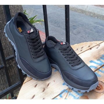 Scootland 20386 Hakiki Deri Ultra Comfort Taban Siyah Erkek Outdoor Ayakkabı