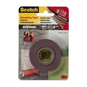 Scotch 4002 19 mm x 1 5 m Ekstra Güçlü Montaj Bant