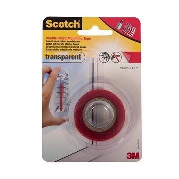 Scotch 4004 3M Şeffaf Montaj Bandı