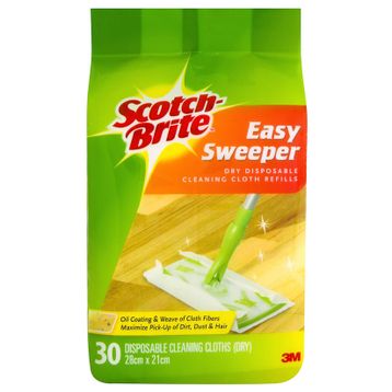 Scotch Brite 30 Yaprak Sil Süpür Islak Yer Bezi
