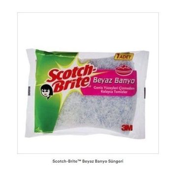 Scotch Brite Beyaz Banyo Süngeri