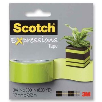 Scotch C214-GM Yeşil 19 mm x 7.62 mt Renkli Bant