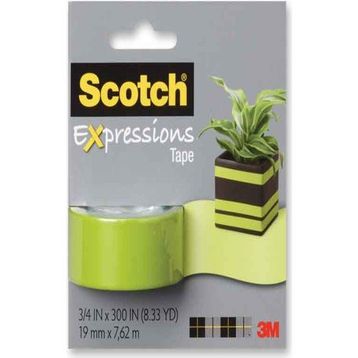 Scotch C214-GM Yeşil 19 mm x 7.62 mt Renkli Bant