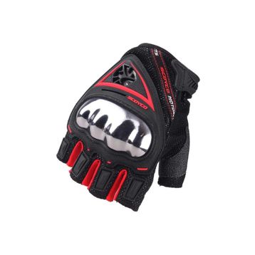 Scoyco MC44D Kırmızı Parmaksız Korumalı Eldiven