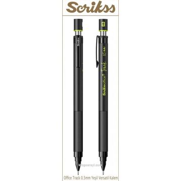 Scrikss 0.5 mm Yeşil Track Versatil Kalem
