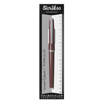 Scrikss 33 Bordo Jel Mürekkepli (Roller) Kalem