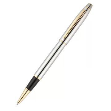 Scrikss 35 Kutulu Gold Krom Roller Kalem