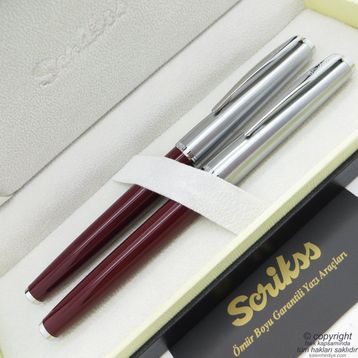 Scrikss 78 Scrikss Metropolis Bordo Dolma Roller Kalem Seti