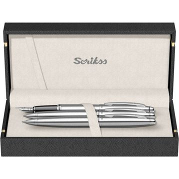 Scrikss 88 Gold Krom 3 Lü Kalem Takım