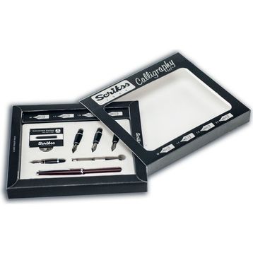 Scrikss Calligraphy Bordo Gövde Kaligrafi Kalem Seti
