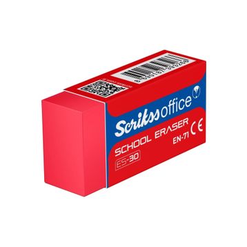 Scrikss ES-30 Kırmızı Okul Silgisi