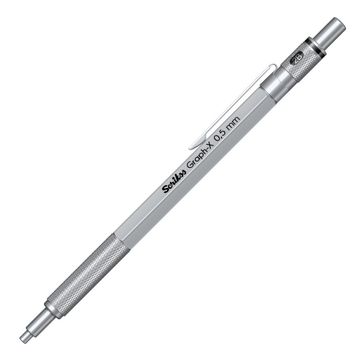 Scrikss Graph-X 0.5 mm Saten Gri Versatil Kalem