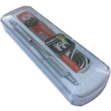 Scrikss Graph-X Metal 05 Mm Saten Versatil Kalem Silgi Uç Seti