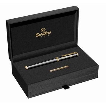 Scrikss Heritage2 Siyah Altın Roller Kalem