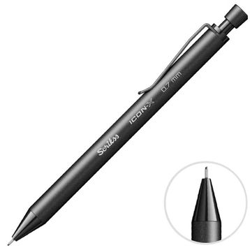 Scrikss Icon 0.7 mm Siyah Versatil Uçlu Kalem