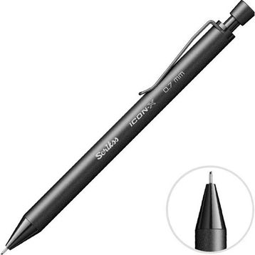 Scrikss Icon 0.7 mm Siyah Versatil Uçlu Kalem