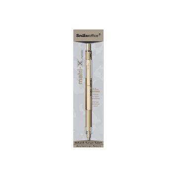 Scrikss Matri-X 0.5 mm Metalik Altın Mekanik Kurşun Kalem
