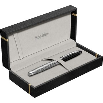 Scrikss Noble 35C Siyah Krom Roller Kalem