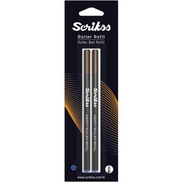 Scrikss Safety Roller Refil Mavi Tükenmez Kalem