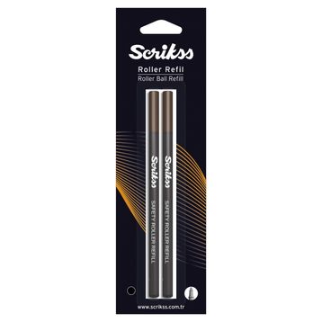 Scrikss Safety Roller Refil Siyah Tükenmez Kalem