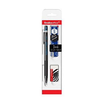 Scrikss Track Siyah 0.7 mm 3'lü Mekanik Kurşun Kalem