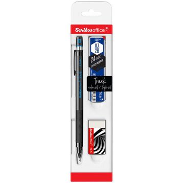 Scrikss Track Siyah 0.7 mm 3'lü Mekanik Kurşun Kalem
