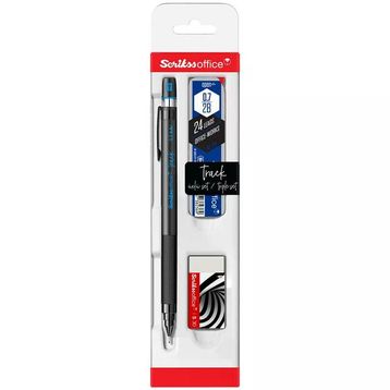 Scrikss Track Siyah 0.7 mm 3'lü Mekanik Kurşun Kalem