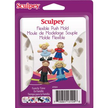 Sculpey Flexible Push Mold Pushmold Aile APM04 Esnek Model Kalıbı