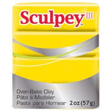 Sculpey III 072 Yellow Polimer Kil