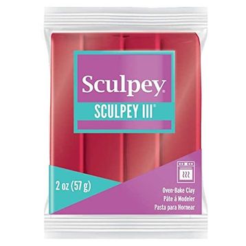 Sculpey Koyu Kırmızı İnci 57 gr III Polimer Kil