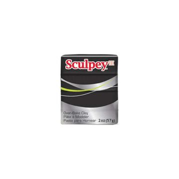Sculpey Siyah 57 gr III Polimer Kil