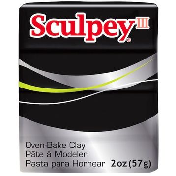 Sculpey Siyah 57 gr III Polimer Kil
