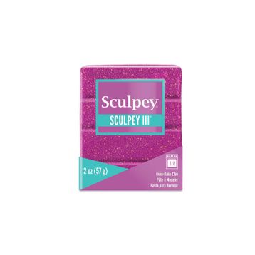 Sculpey Violet Glitter 57 gr III Polimer Kil