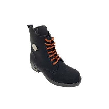 Sdf 50-1 Deri Trend Fashion Siyah Kadın Bot