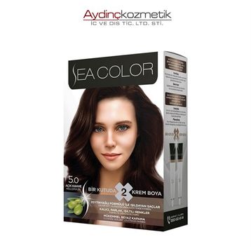 Sea Color 5.0 Açık Kahve 6 Adet Saç Boyası