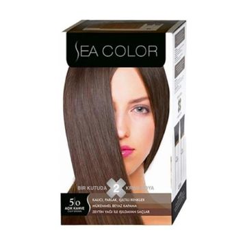 Sea Color 5.0 Açık Kahve 6 Adet Saç Boyası