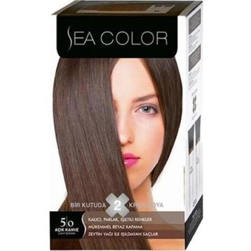 Sea Color 5.0 Açık Kahve 6 Adet Saç Boyası