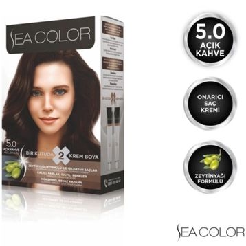Sea Color 5/0 Açık Kahve Saç Boyası