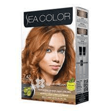 Sea Color 7.43 Yoğun Parlak Bakır Saç Boyası