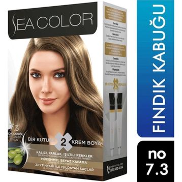 Sea Color 7/3 Fındık Kabuğu Saç Boyası