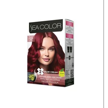 Sea Color Set 5.65 Çilek Kırmızısı Saç Boyası