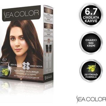 Sea Color Set 6.7 Çikolata Kahve Saç Boyası