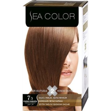 Sea Color Set 7.3 Fındık Kabuğu 4 Adet Saç Boyası
