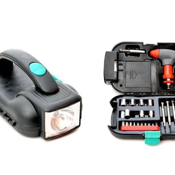 Sea Horse Flash Light With Tool Box
