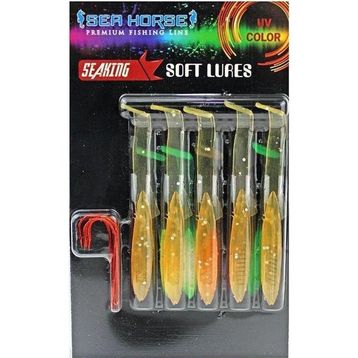 Sea Horse Glow C1 6.5 gr 5'li Paket Silikon Balık Suni Yem