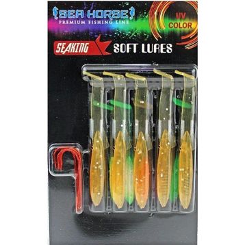 Sea Horse Glow C1 6.5 gr 5'li Paket Silikon Balık Suni Yem
