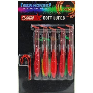 Sea Horse Glow C2 6.5 gr 5'li Paket Silikon Balık Suni Yem