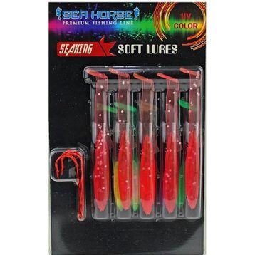 Sea Horse Glow C2 6.5 gr 5'li Paket Silikon Balık Suni Yem